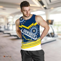 Proud Cowboys Men Tank Top Indigenous North Queensland