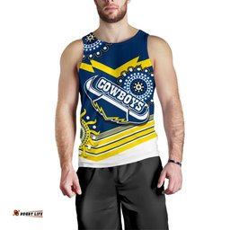 Proud Cowboys Men Tank Top Indigenous North Queensland
