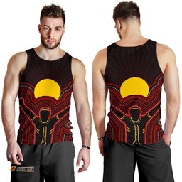 Aboriginal Men's Tank Top - The Sun Always Shines