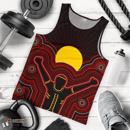 Aboriginal Men's Tank Top - The Sun Always Shines