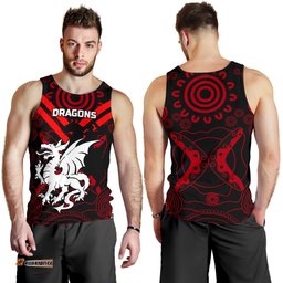 Dragons Men's Tank Top St. George Aboriginal