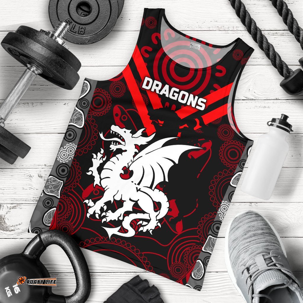Dragons Men's Tank Top St. George Aboriginal