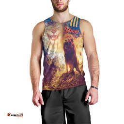 (Custom Personalised) Brisbane Men's Tank Top Lions 3D Sport Style