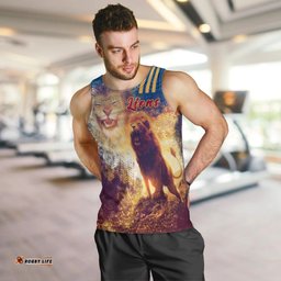 (Custom Personalised) Brisbane Men's Tank Top Lions 3D Sport Style