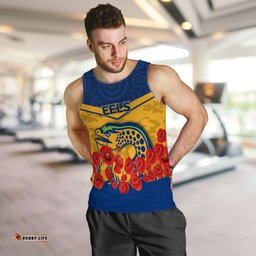 Eels Anzac Day Men Tank Top - Indigenous Art -