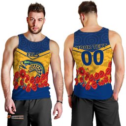 Eels Anzac Day Men Tank Top - Indigenous Art -