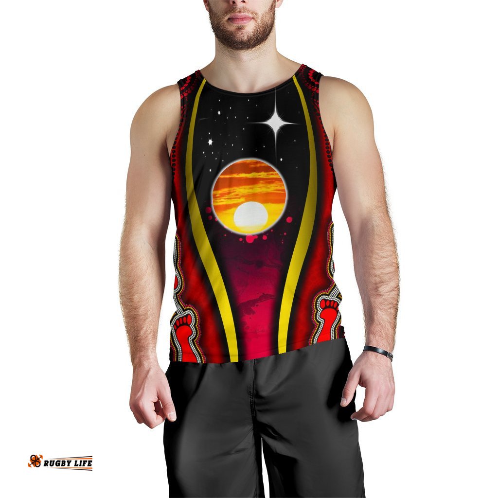 Men's Tank Top - Australian Aboriginal Flags Symbolic Meaning