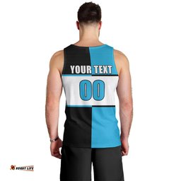 (Custom Text And Number) NRL Sharks Men Tank Top Mix Jersey