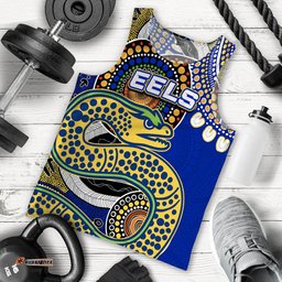 Eels NRL Aboriginal Men Tank Top