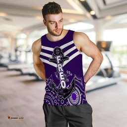 Fremantle Men's Tank Top Freo Aboriginal Simple Style