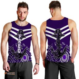 Fremantle Men's Tank Top Freo Aboriginal Simple Style