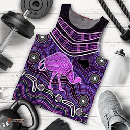 (Custom Personalised) Emu Aboriginal Boomerang Men Tank Top No.5