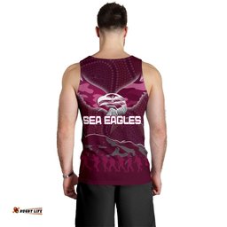 Sea Eagles Men Tank Top Anzac Country Style