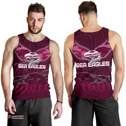 Sea Eagles Men Tank Top Anzac Country Style