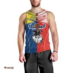 Custom NRL Cowboys Combine Dragon Rugby Men Tank Top Sporty Style
