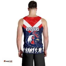 Sydney Men's Tank Top Roosters Anzac Style