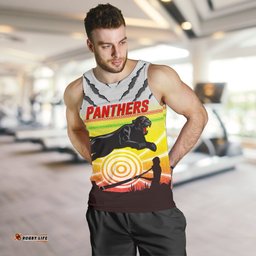 Panthers Men's Tank Top Indigenous Setting Sun