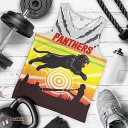 Panthers Men's Tank Top Indigenous Setting Sun