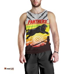Panthers Men's Tank Top Indigenous Setting Sun
