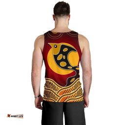 Men's Tank Tops - Aboriginal Dot Patterns Fish