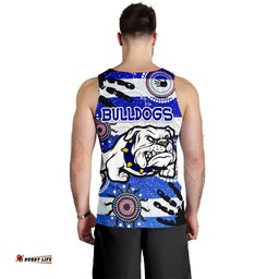 Bulldogs Men Tank Top Indigenous Country Style No.1