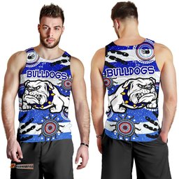 Bulldogs Men Tank Top Indigenous Country Style No.1