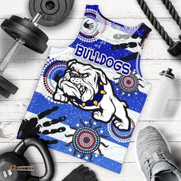 Bulldogs Men Tank Top Indigenous Country Style No.1