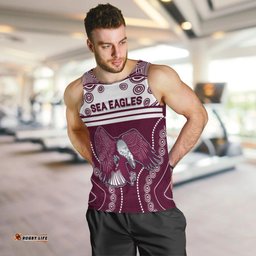 Sea Eagles Indigenous Men Tank Top Manly Forever