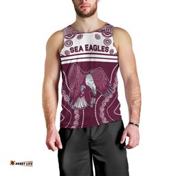 Sea Eagles Indigenous Men Tank Top Manly Forever