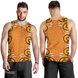 Aboriginal Men's Tank Top - Indigenous Art Patterns Ver03