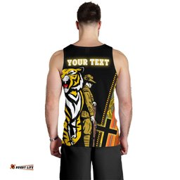 (Custom Personalised) Richmond Premier Men's Tank Top Tiger And Soldiers