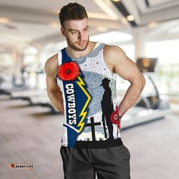 Cowboys Men's Tank Top North Aboriginal Anzac Day