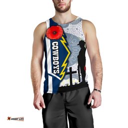 Cowboys Men's Tank Top North Aboriginal Anzac Day