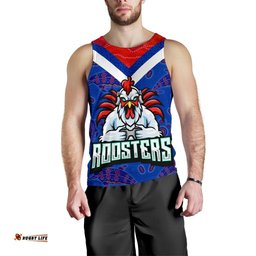 Sydney Roosters Indigenous Men Tank Top Prairie Style No.1
