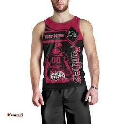 Penrith Panthers Tank Top Personalized Pentagon Style- NRL