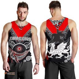St. George Illawarra Dragons Men's Tank Top Aboriginal
