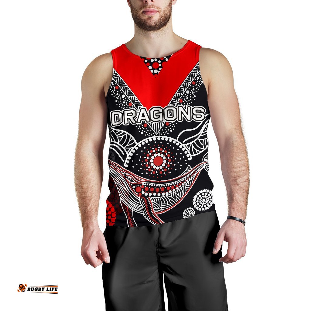 St. George Illawarra Dragons Men's Tank Top Aboriginal