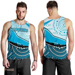 Sharks Men Tank Top Cronulla Indigenous Unique
