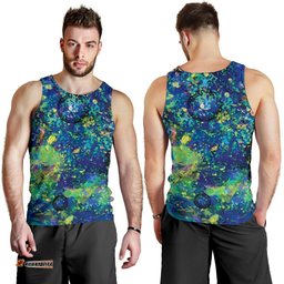 Australia Men Tank Top - Opal Gemstone Mens Tank Color Art