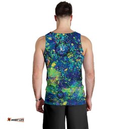 Australia Men Tank Top - Opal Gemstone Mens Tank Color Art