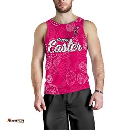 (Custom Personalised) Sydney Sixers Cricket Happy Easter Day Men Tank Top Simple Style
