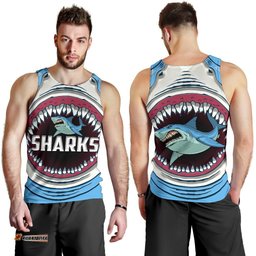 Sharks Rugby Men's Tank Top Cronulla Sutherland