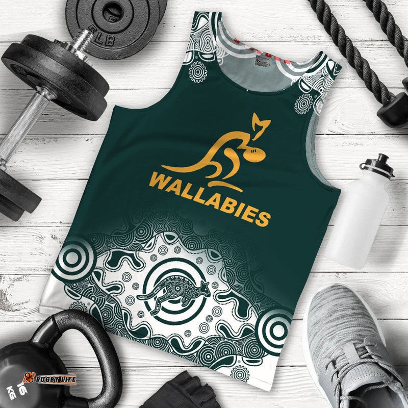 (Custom Personalised And Number) Australia Rugby Wallabies Men Tank Top Replica Jersey No.2