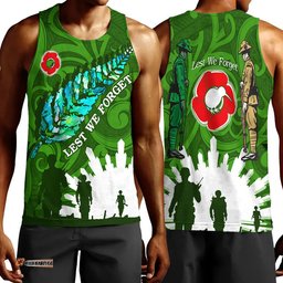 Vibe Hoodie Clothing - New Zealand Anzac Walking In The Sun Men Tank Top