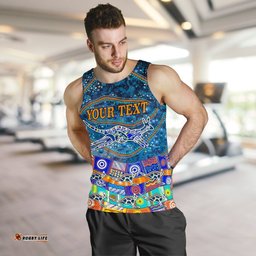 (Custom Text) Men's Tank Top - Kangaroo Dreaming