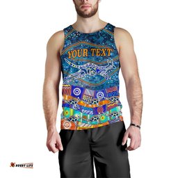 (Custom Text) Men's Tank Top - Kangaroo Dreaming