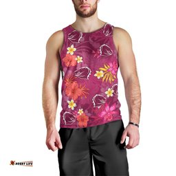 Broncos Rugby Men Tank Top Beautiful Floral Pattern Spring Summer Vibe