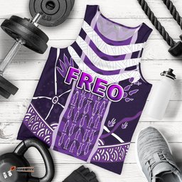 Fremantle Men Tank Top Dockers Simple Indigenous Freo