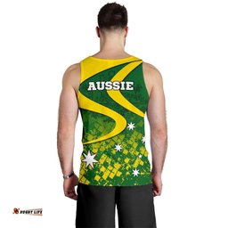 Tank Top - Australia National Color Mens Tank - Men