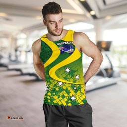 Tank Top - Australia National Color Mens Tank - Men